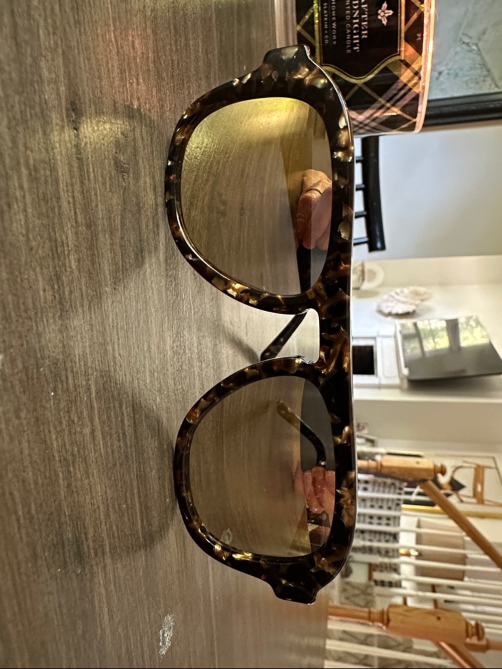 Tortoiseshell Round Sunglasses in Brown - Classic Sunwear